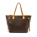 LOUIS VUITTON NEVERFULL MM MONOGRAM CANVAS GHW