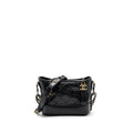 CHANEL SMALL GABRIELLE HOBO BAG CALFSKIN BLACK MULTICOLOUR HARDWARE