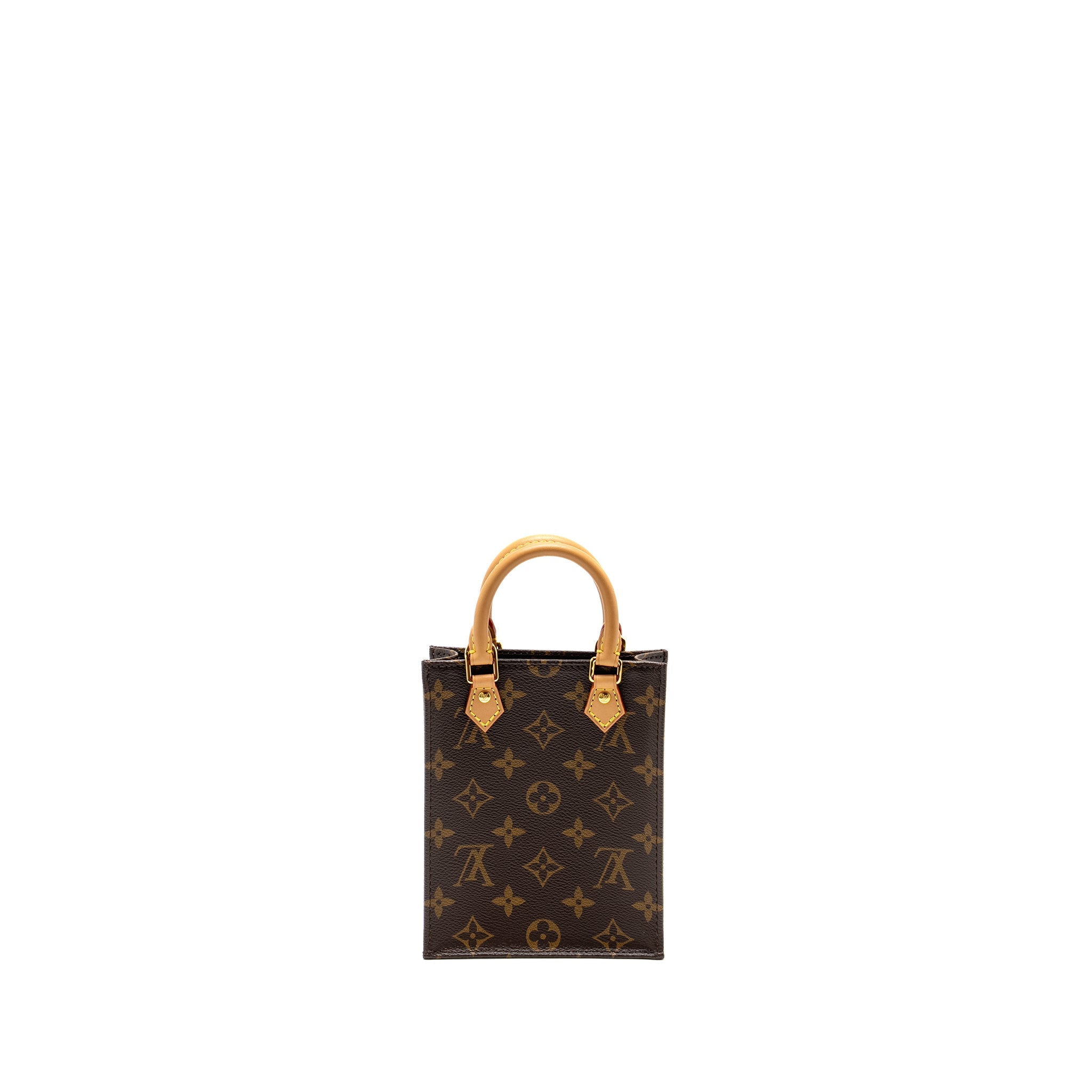 LOUIS VUITTON PETIT SAC PLAT MONOGRAM CANVAS GHW