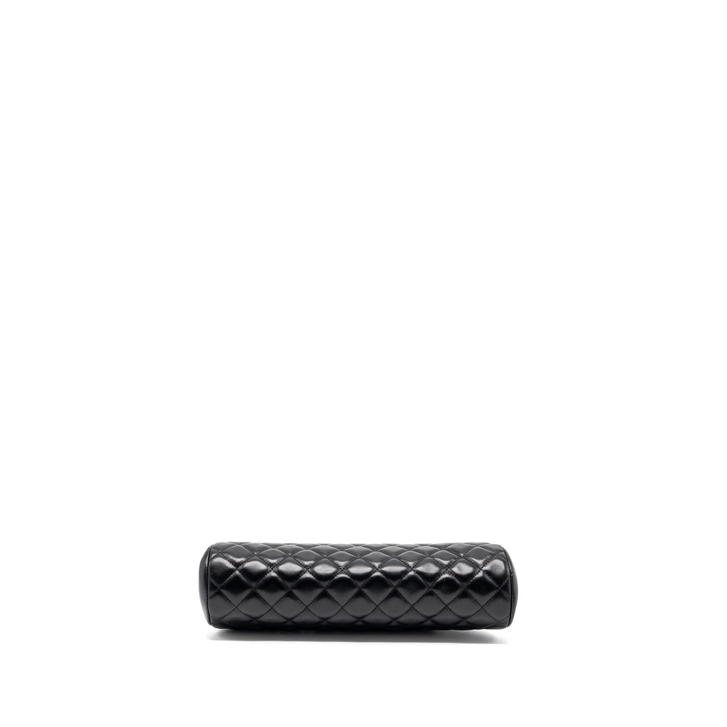 CHANEL TIMELESS CLUTCH LAMBSKIN BLACK SHW