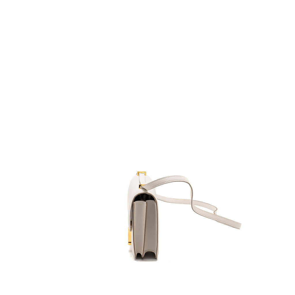 HERMES MINI CONSTANCE EPSOM GRIS PALE GHW