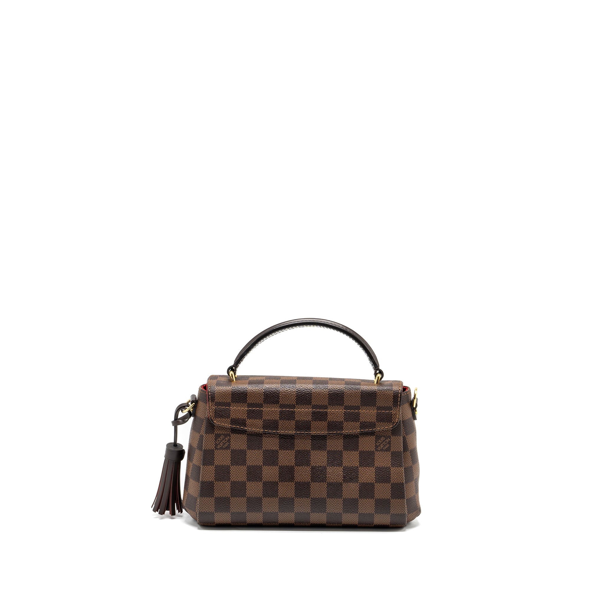 LOUIS VUITTON CROISETTE DAMIER EBENE GHW