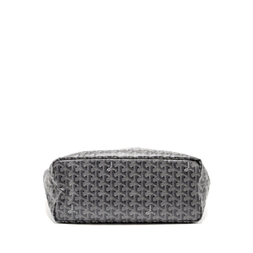 GOYARD SAINT LOUIS PM TOTE BAG GOYARDLINE CANVAS GREY SHW