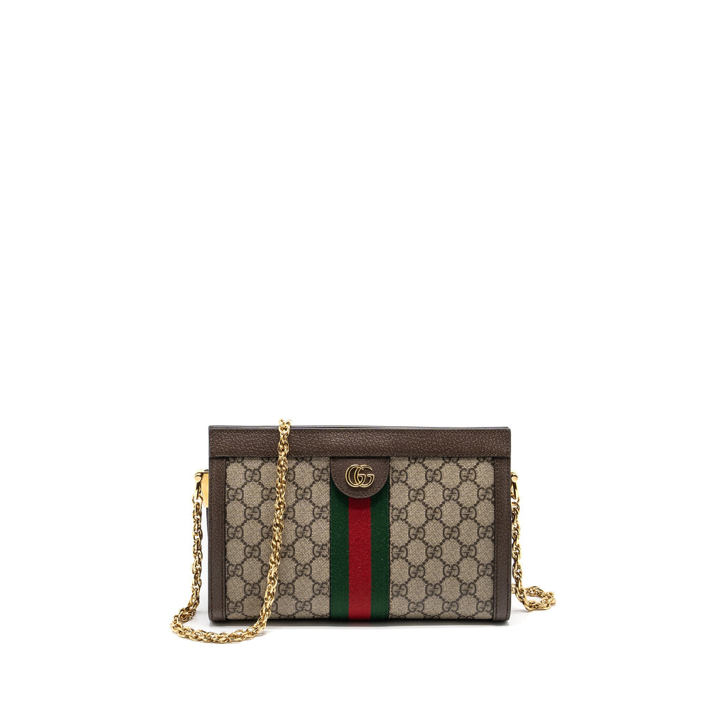 GUCCI OPHIDIA GG SHOULDER BAG GG SUPREME CANVAS GHW