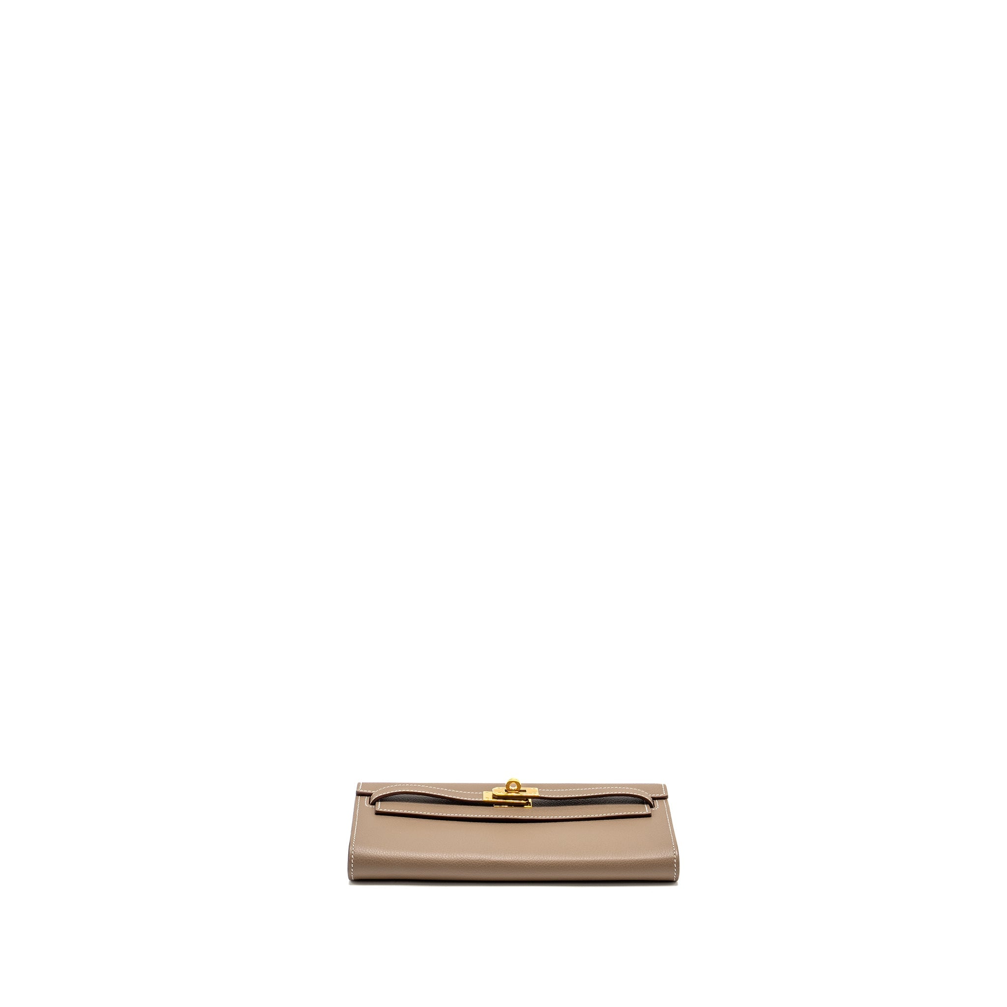 HERMES KELLY TO GO EVERCOLOR ETOUPE GHW