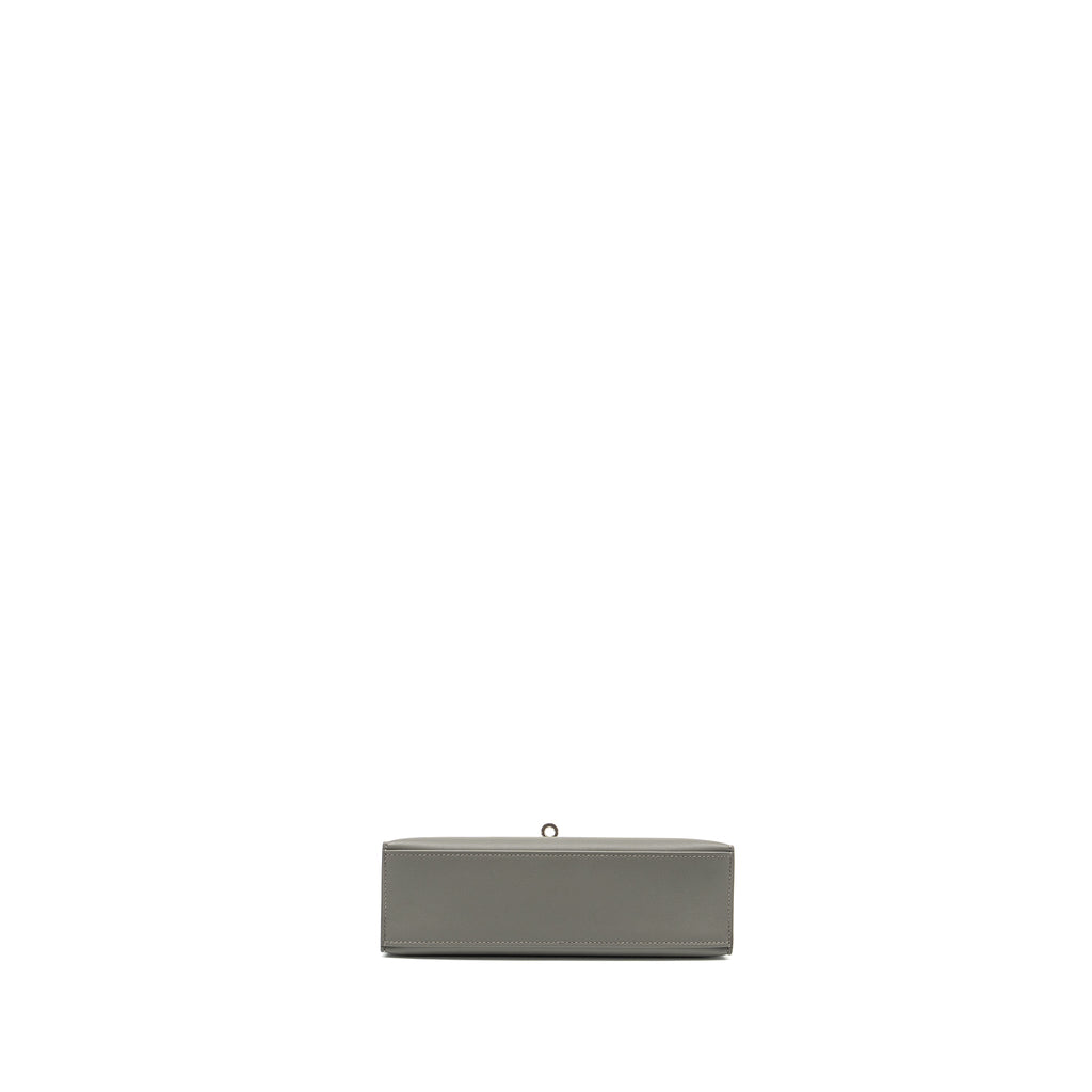HERMES KELLY POCHETTE SWIFT GRIS MEYER SHW