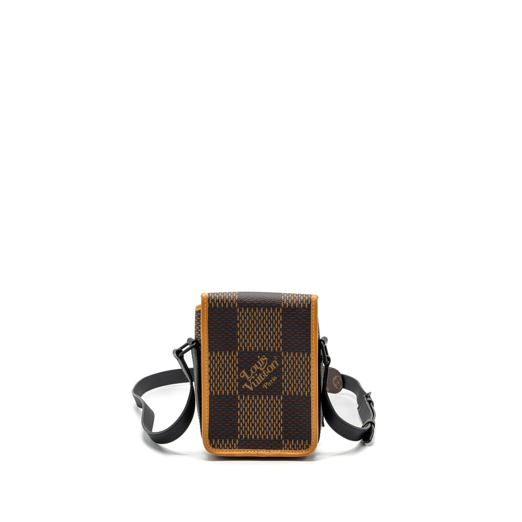 LOUIS VUITTON X NIGO AMAZON SLING BAG MONOGRAM CANVAS BLACK HARDWARE