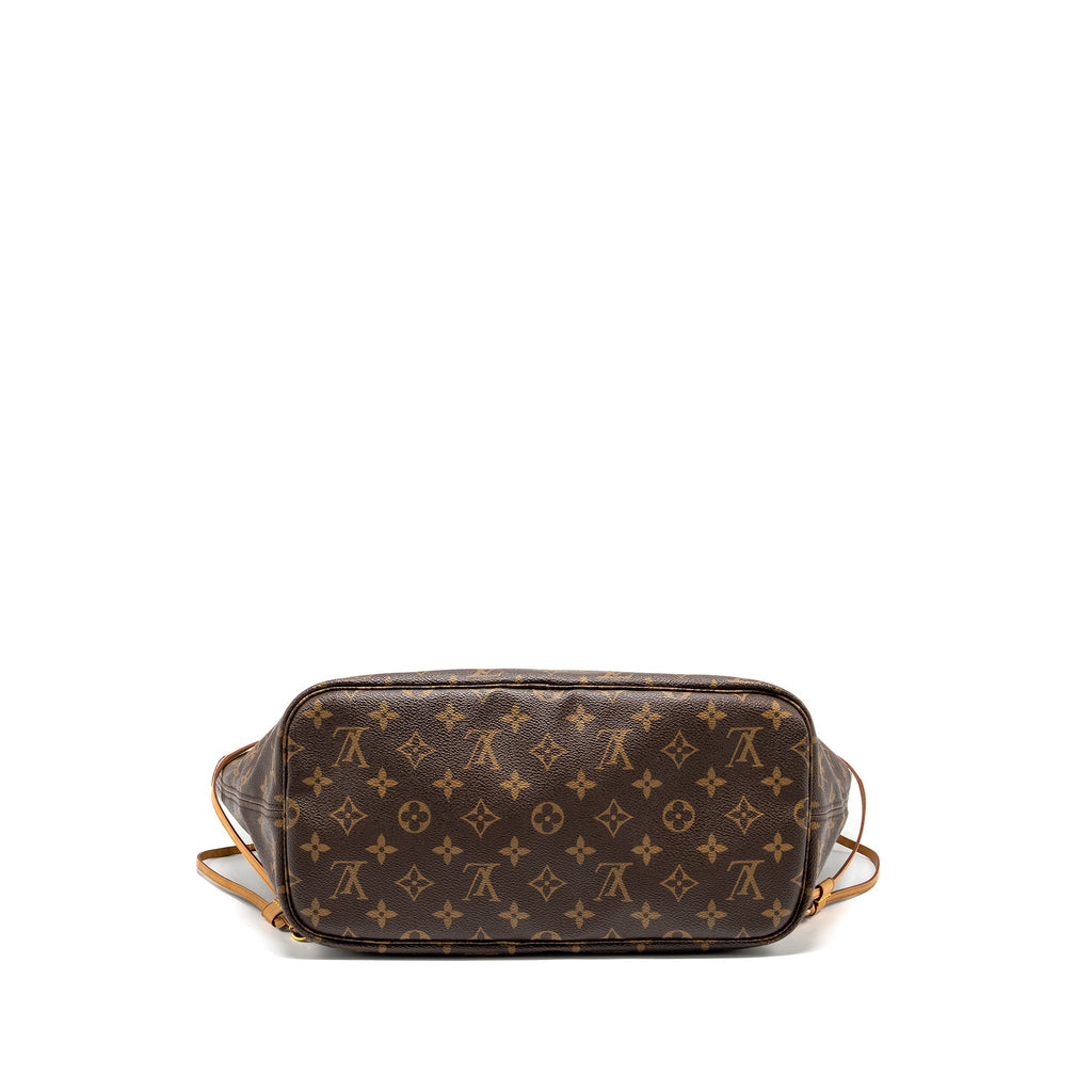 LOUIS VUITTON NEVERFULL MM MONOGRAM CANVAS GHW