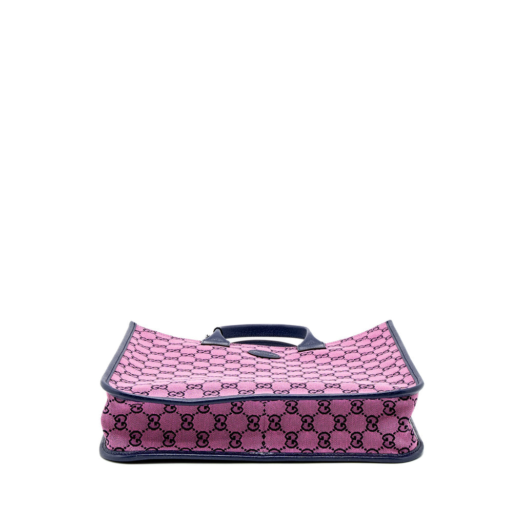 GUCCI CHILDREN’S TOTE BAG CANVAS/LEATHER PURPLE