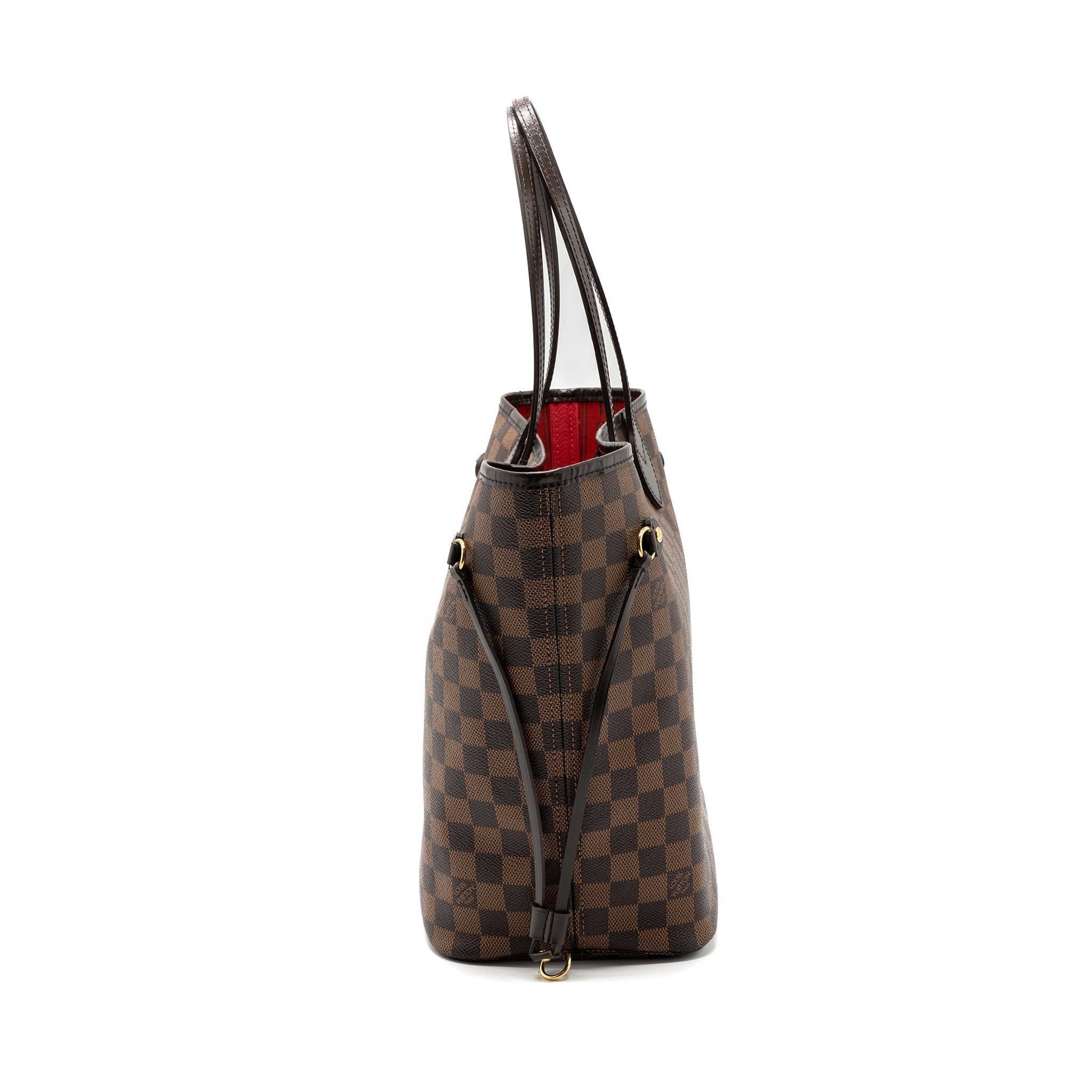 LOUIS VUITTON NEVERFULL MM DAMIER EBENE GHW