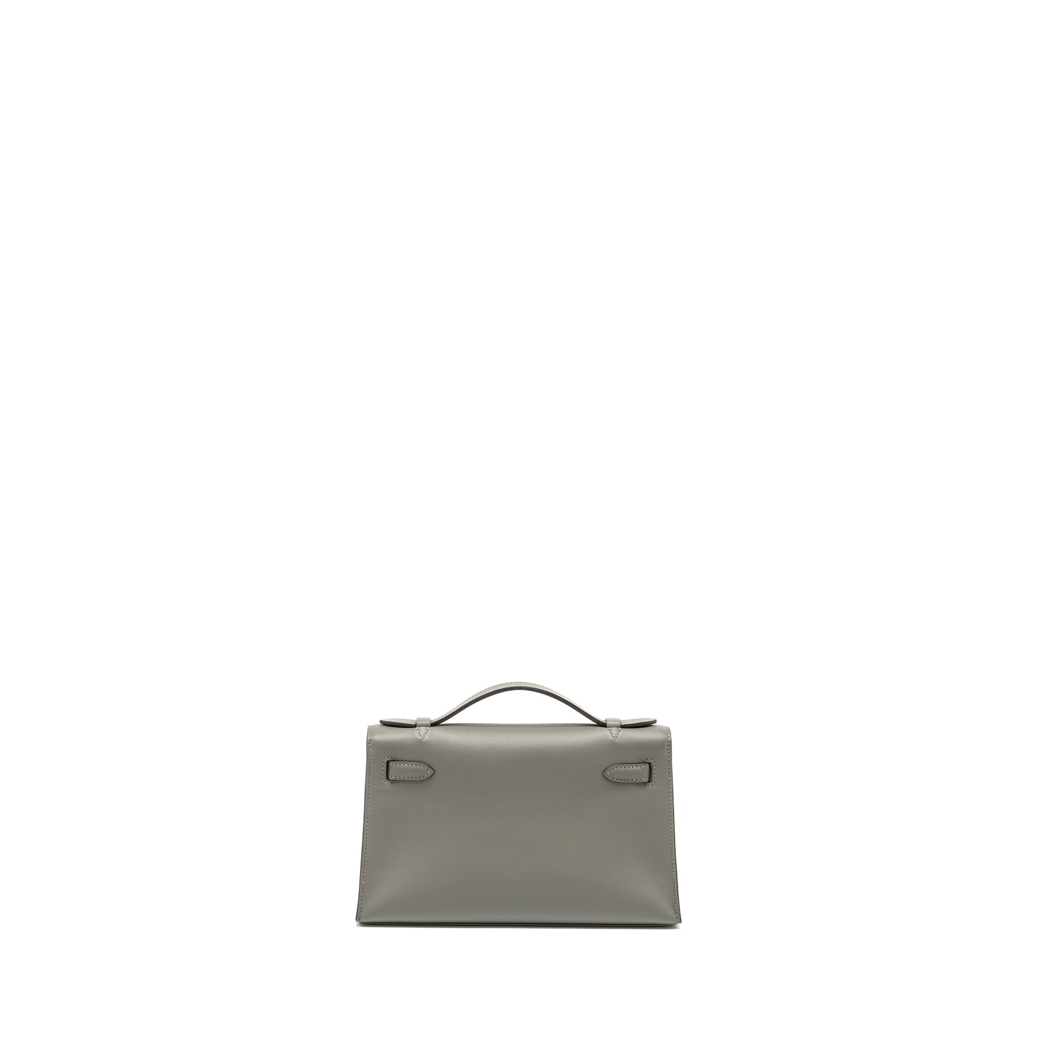HERMES KELLY POCHETTE SWIFT GRIS MEYER SHW
