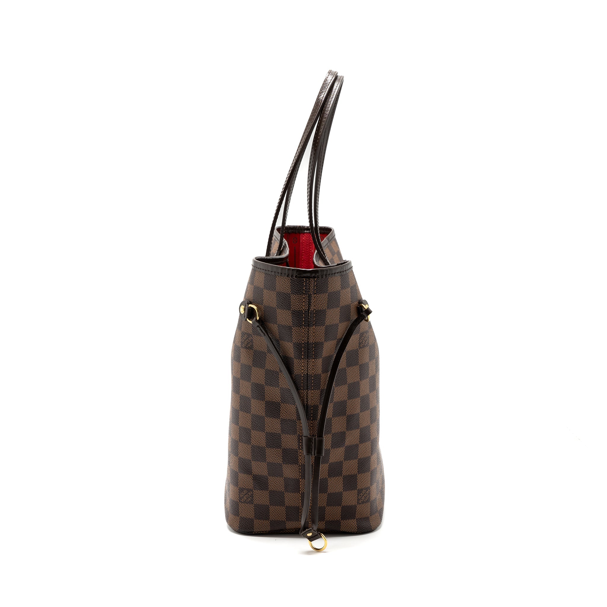 LOUIS VUITTON NEVERFULL MM DAMIER EBENE GHW