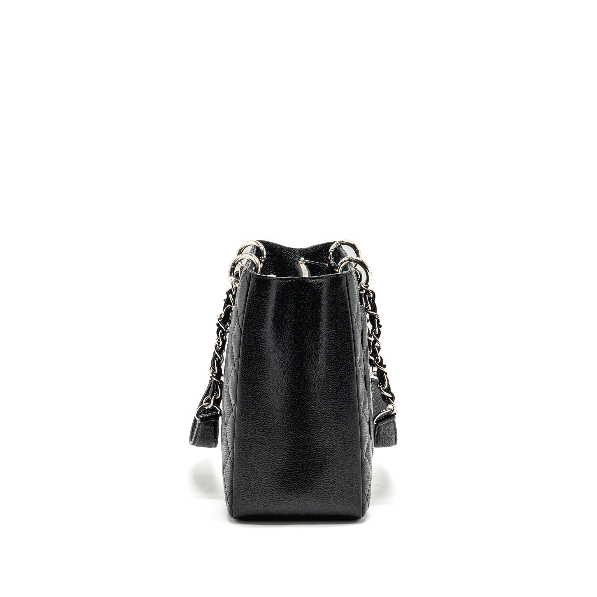 CHANEL GRAND SHOPPING TOTE / GST CAVIAR BLACK SHW