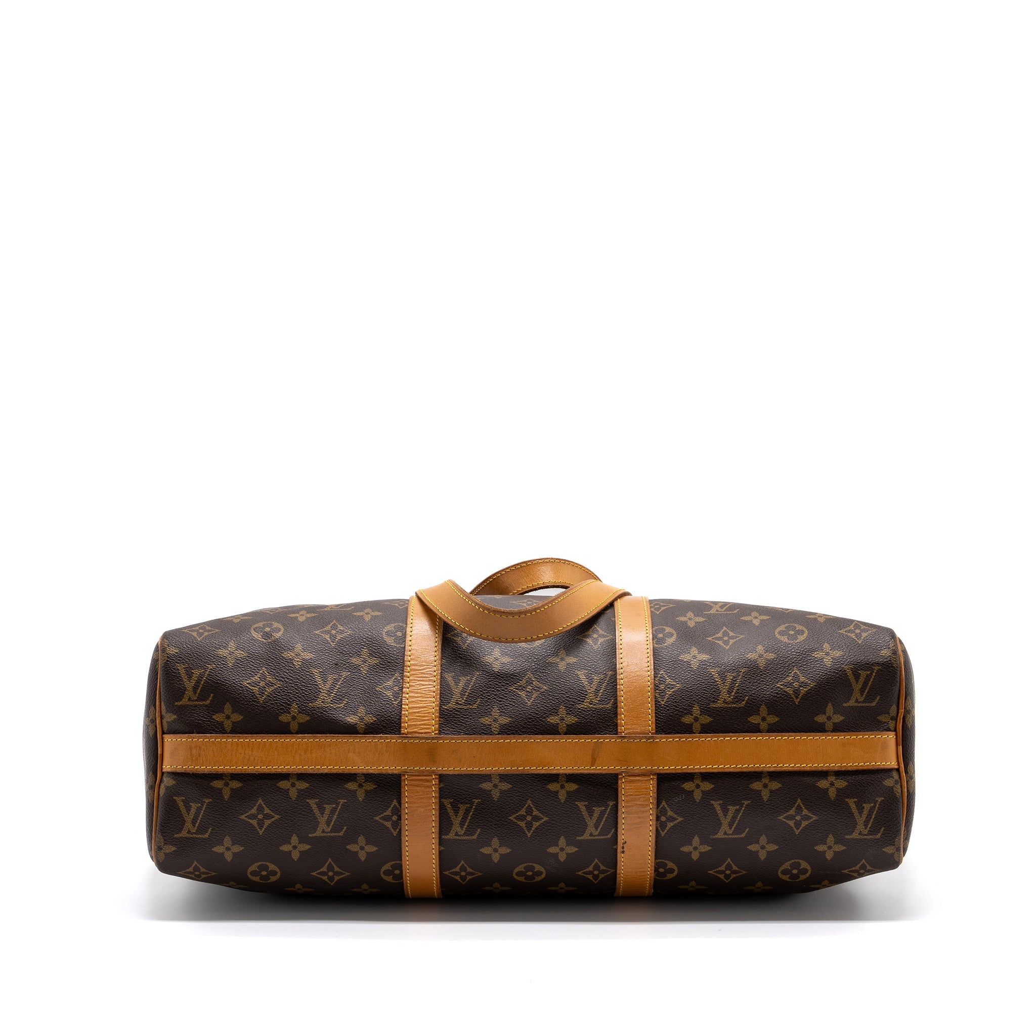 LOUIS VUITTON VINTAGE ZIPPER TRAVEL BAG MONOGRAM CANVAS GHW