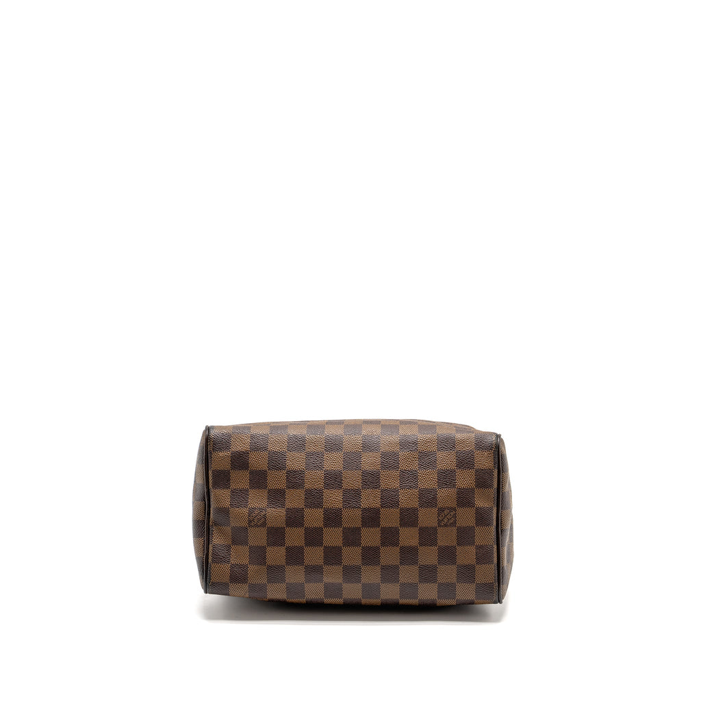 LOUIS VUITTON SPEEDY 25 DAMIER EBENE CANVAS GHW
