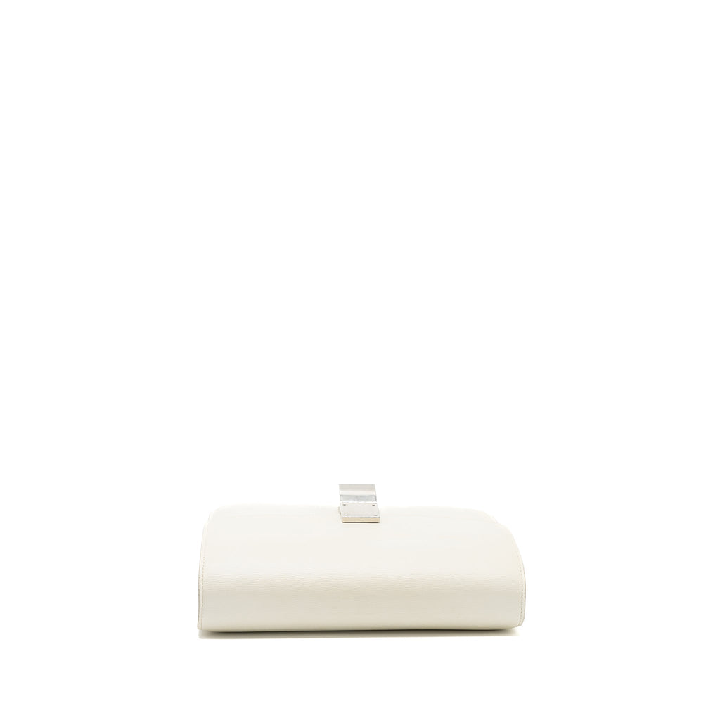 CELINE MEDIUM CLASSIC BOX BAG CALFSKIN WHITE SHW