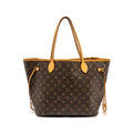 LOUIS VUITTON NEVERFULL MM MONOGRAM CANVAS GHW