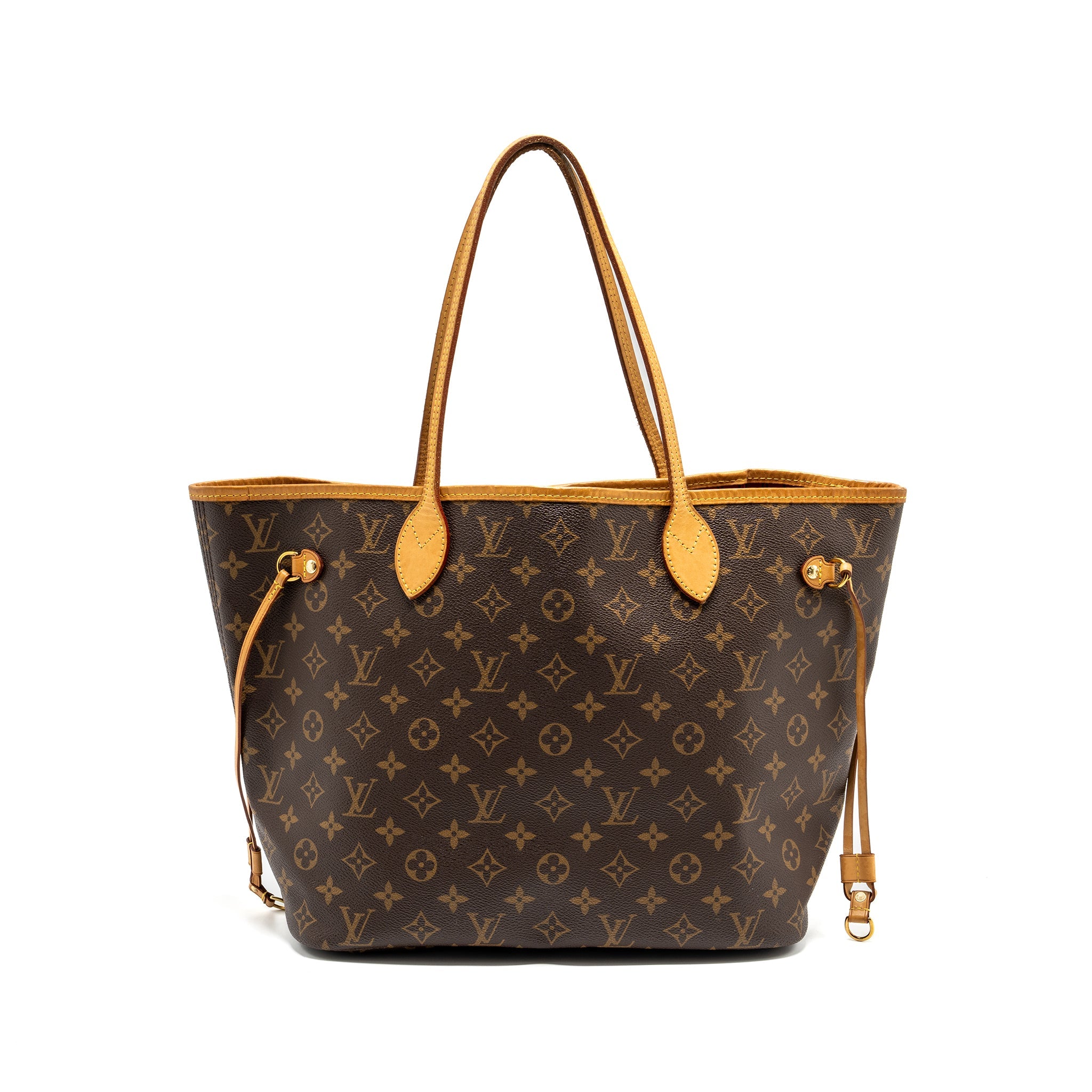 LOUIS VUITTON NEVERFULL MM MONOGRAM CANVAS GHW