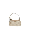 GUCCI OPHIDIA SMALL HANDBAG GG SUPREME CANVAS BEIGE/WHITE GHW