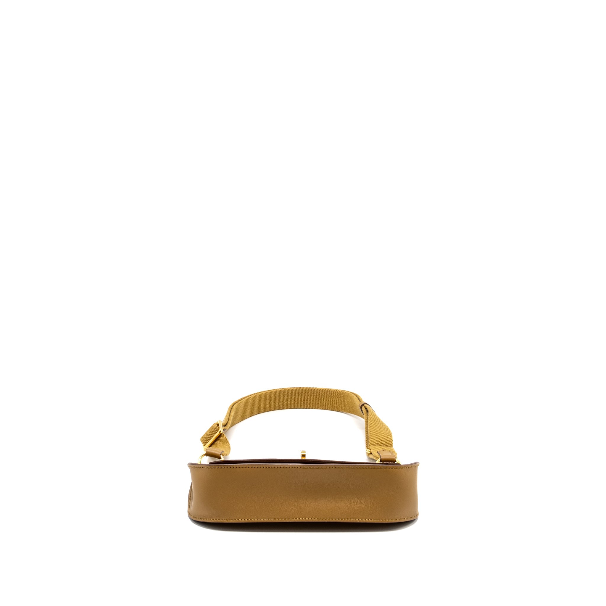 HERMES MINI JYPSIERE SWIFT BRONZE DORE/KRAFT GHW