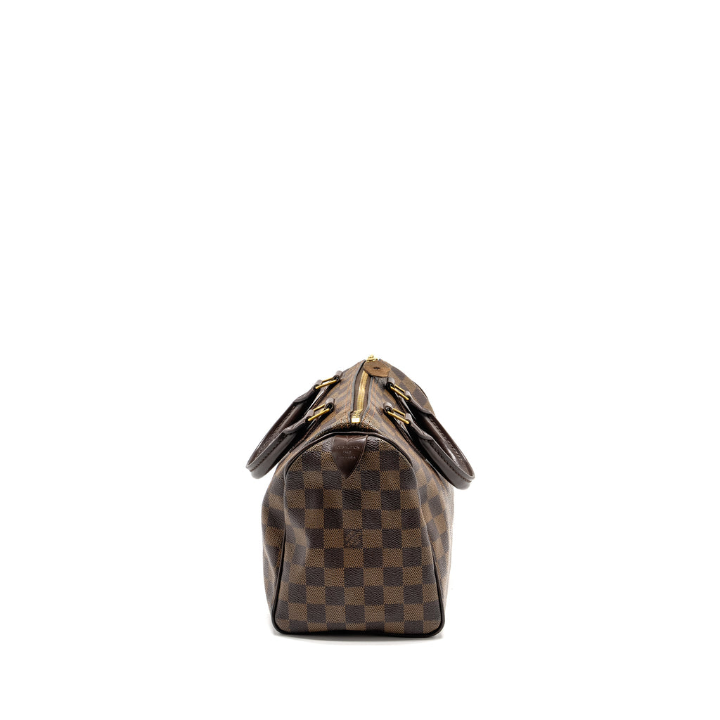 LOUIS VUITTON SPEEDY 25 DAMIER EBENE CANVAS GHW