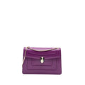 BVLGARI SERPENTI FOREVER  SHOULDER BAG CALFSKIN PURPLE LGHW