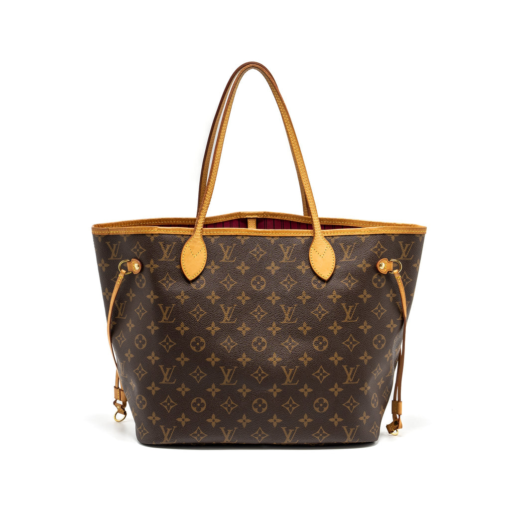 LOUIS VUITTON NEVERFULL MM MONOGRAM CANVAS GHW