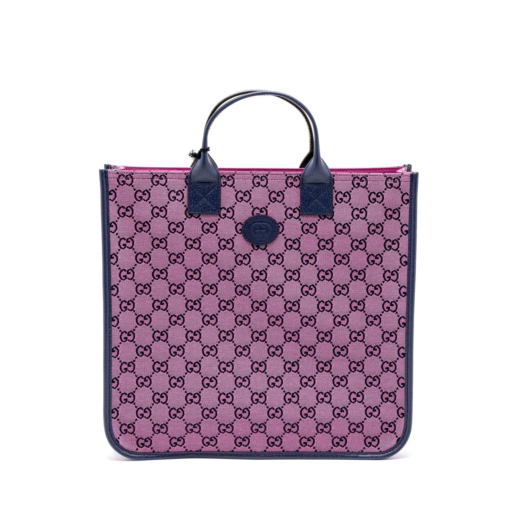 GUCCI CHILDREN’S TOTE BAG CANVAS/LEATHER PURPLE