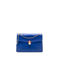 BVLGARI SERPENTI FOREVER SHOULDER BAG LEATHER BLUE GHW
