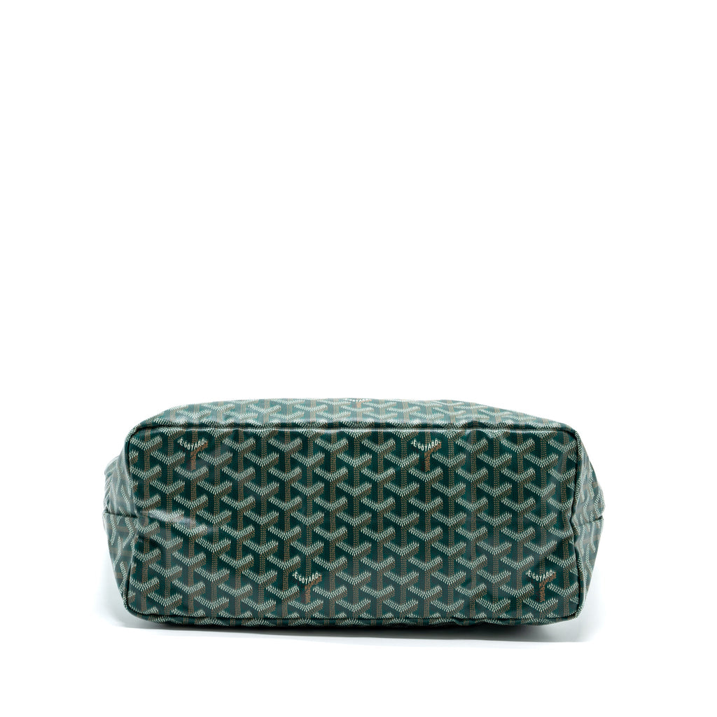 GOYARD SAINT LOUIS PM TOTE BAG CANVAS GREEN SHW