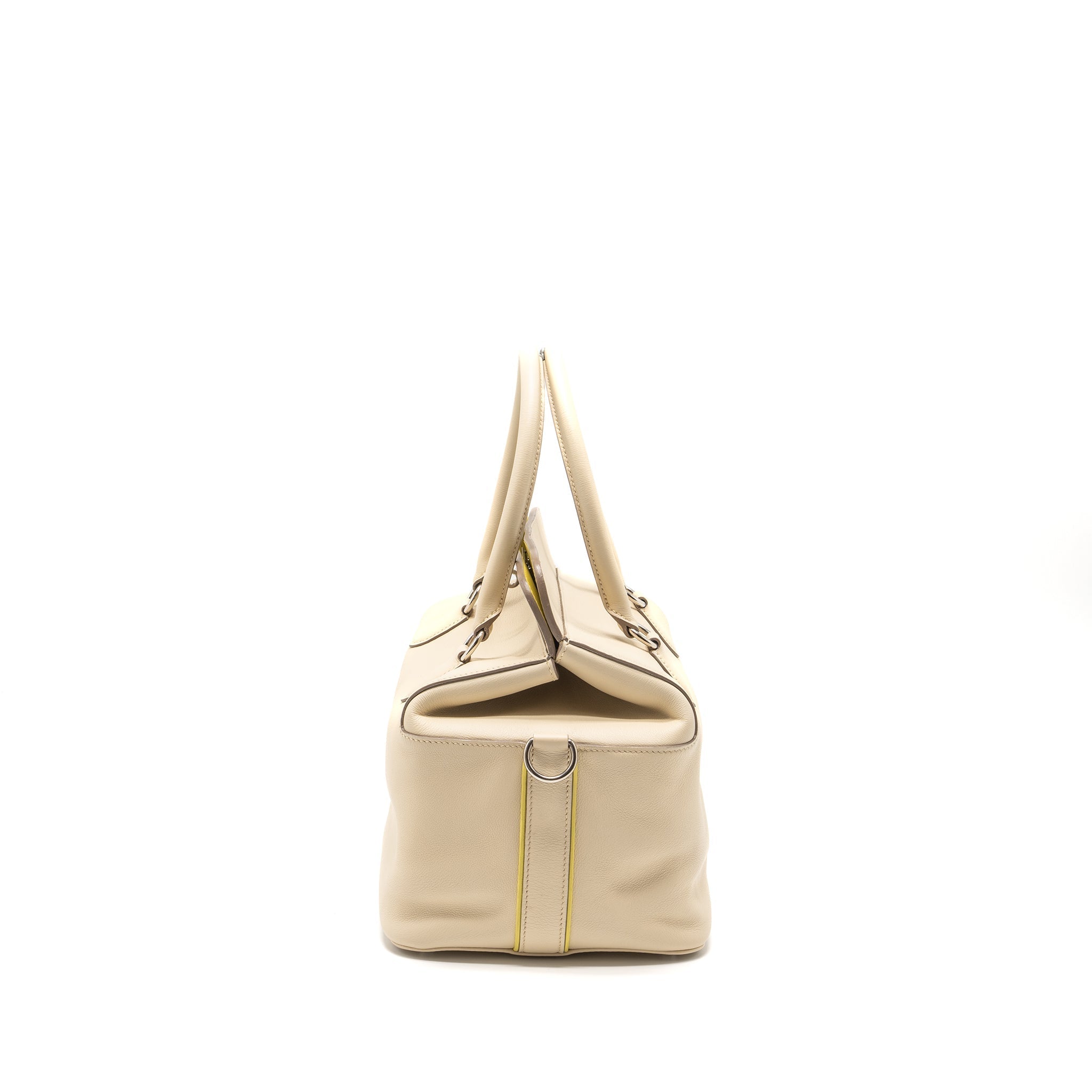HERMES TOOLBOX 26 CLEMENCE CRAIE/JAUNE POUSSIN SHW