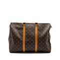 LOUIS VUITTON VINTAGE ZIPPER TRAVEL BAG MONOGRAM CANVAS GHW