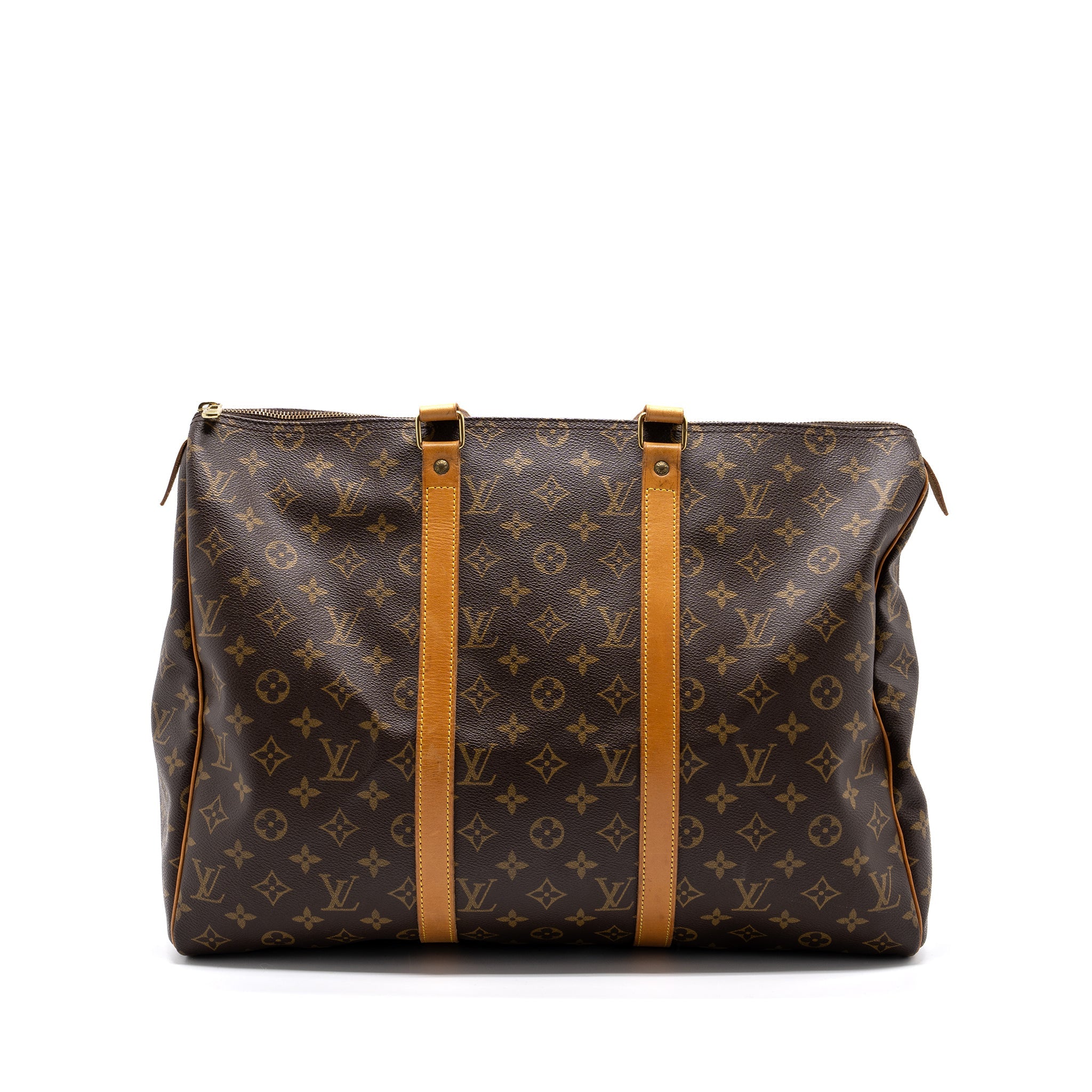 LOUIS VUITTON VINTAGE ZIPPER TRAVEL BAG MONOGRAM CANVAS GHW