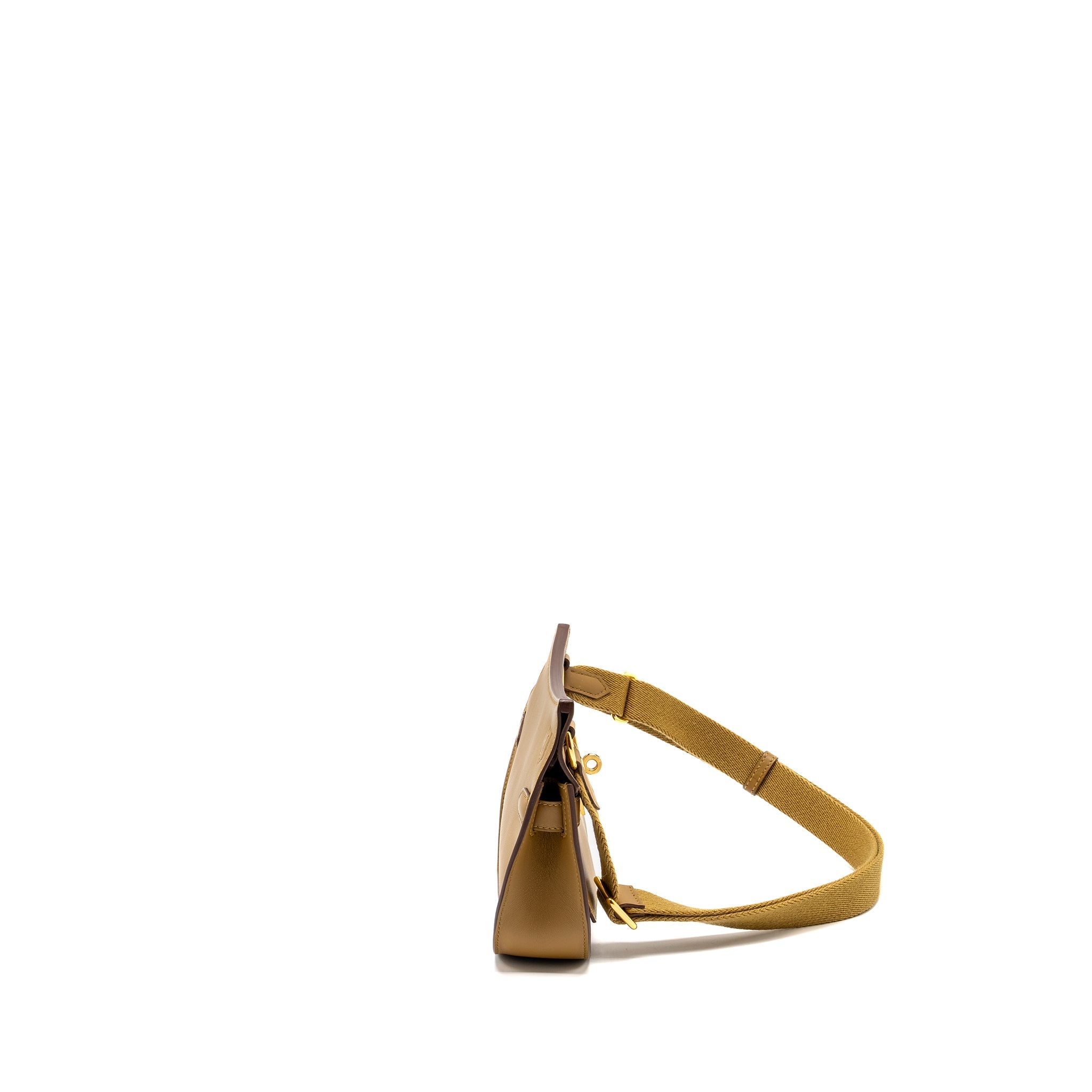 HERMES MINI JYPSIERE SWIFT BRONZE DORE/KRAFT GHW
