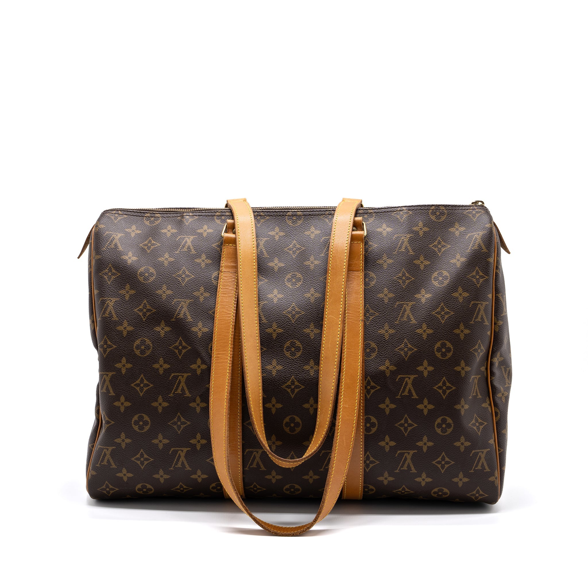 LOUIS VUITTON VINTAGE ZIPPER TRAVEL BAG MONOGRAM CANVAS GHW