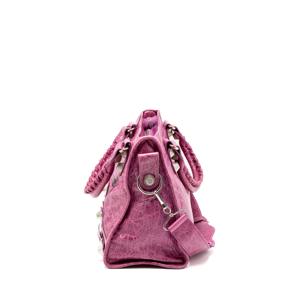 BALENCIAGA GIANT CITY BAG PINK SHW