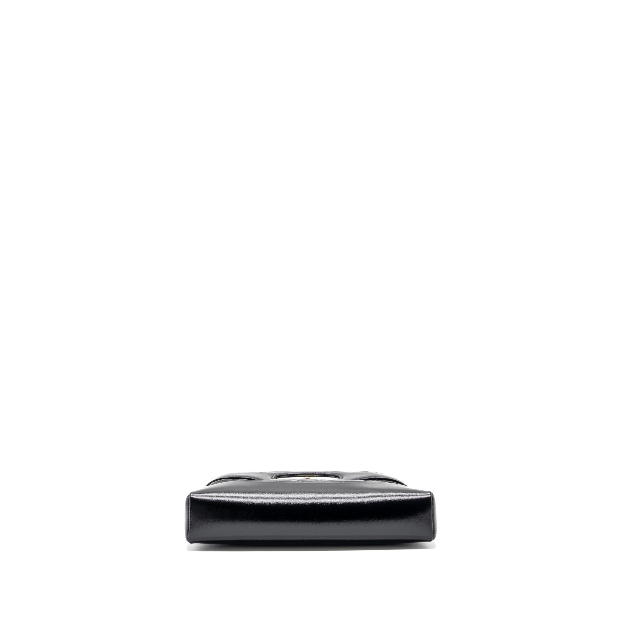CHANEL 24C MINI 31 BAG SHINY CALFSKIN BLACK LGHW(MICROCHIP)