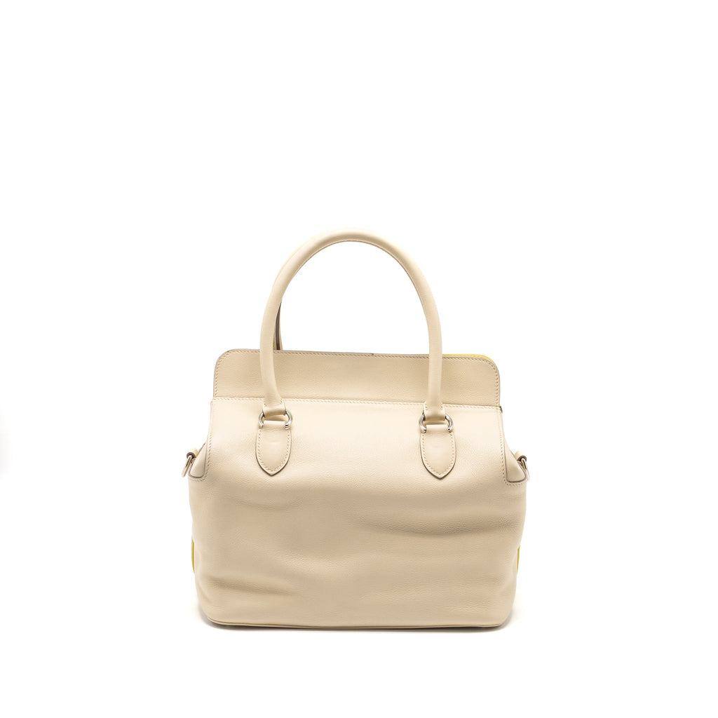 HERMES TOOLBOX 26 CLEMENCE CRAIE/JAUNE POUSSIN SHW