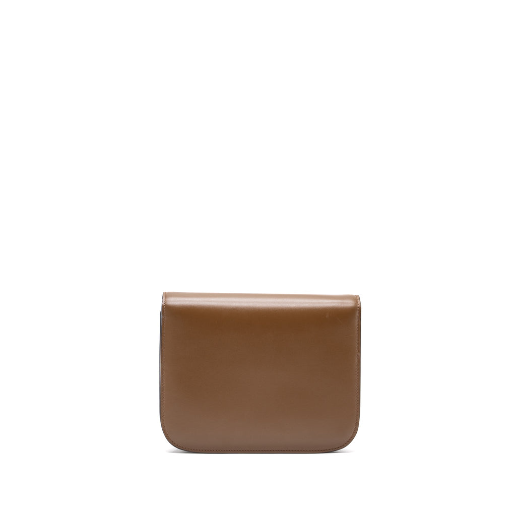 CELINE MEDIUM BOX CALFSKIN CAMEL GHW