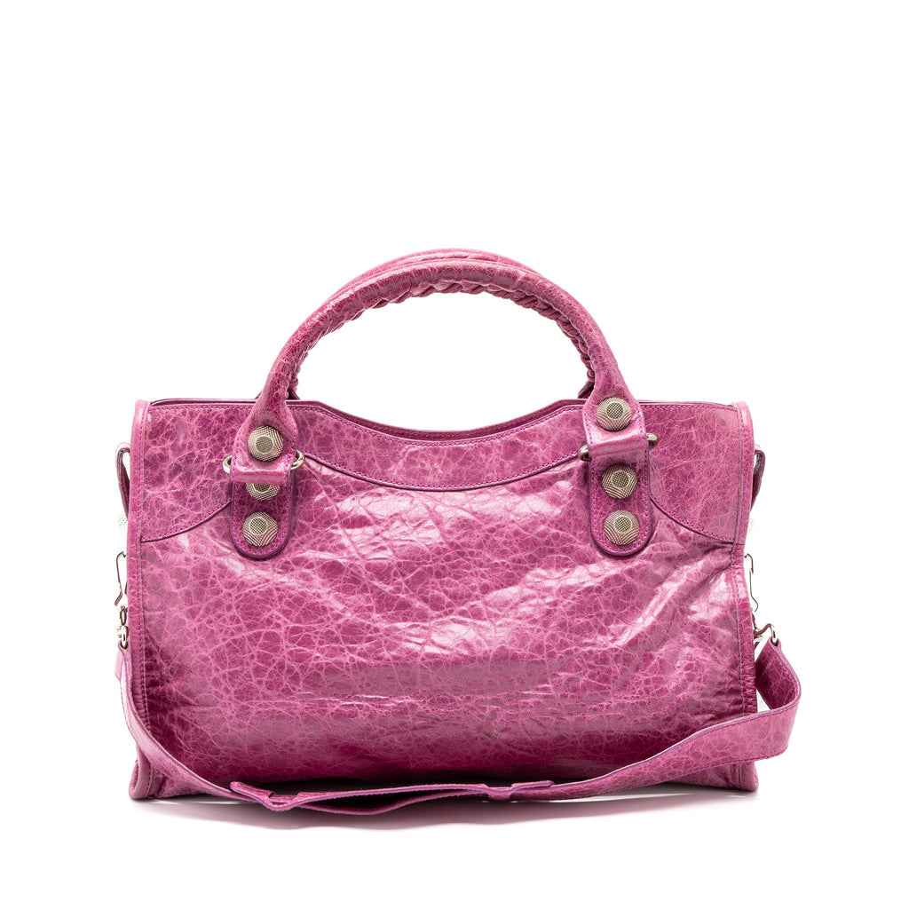 BALENCIAGA GIANT CITY BAG PINK SHW