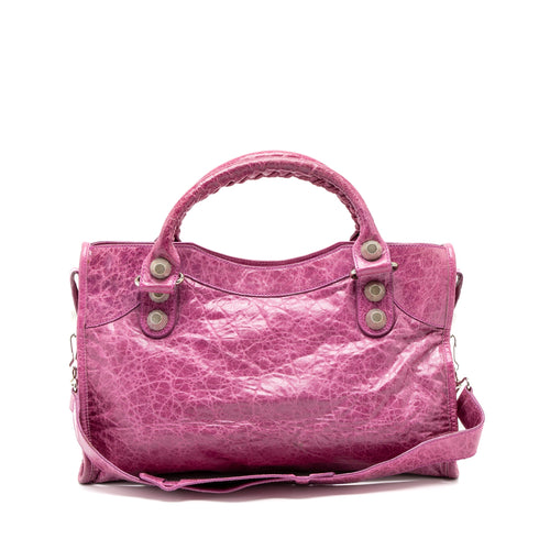 BALENCIAGA GIANT CITY BAG PINK SHW