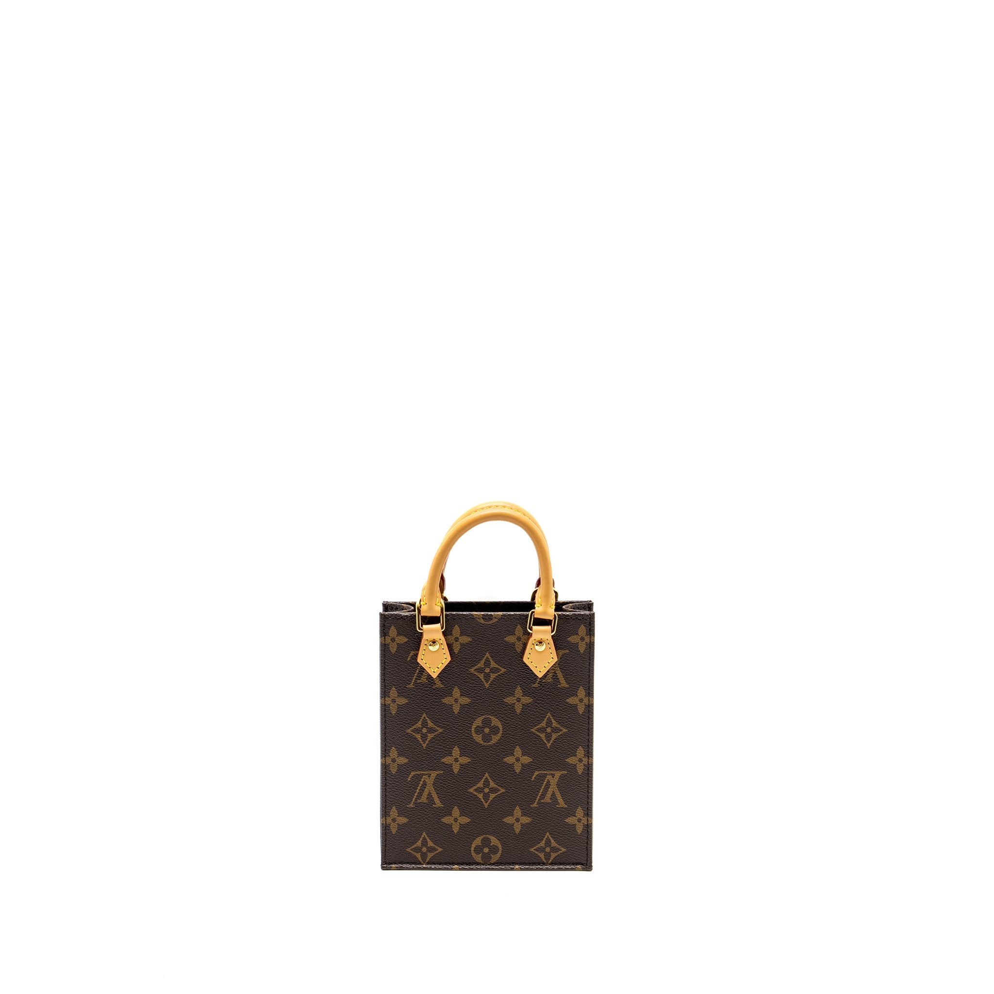 LOUIS VUITTON PETIT SAC PLAT MONOGRAM CANVAS GHW