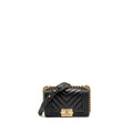 CHANEL SMALL CHEVRON BOY BAG LAMBSKIN BLACK LGHW