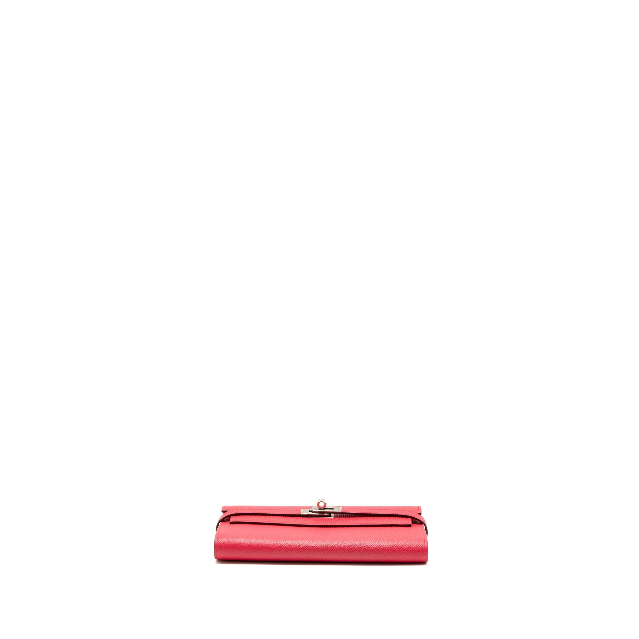 HERMES KELLY LONG WALLET EPSOM ROSE EXTREME SHW