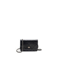 CHANEL 2.55 REISSUE WALLET ON CHAIN CALFSKIN BLACK RUTHENIUM HARDWARE