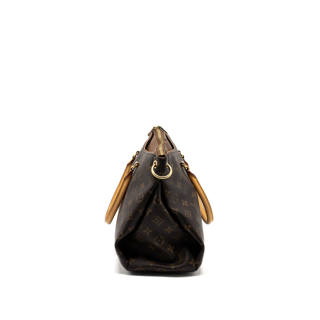 LOUIS VUITTON PALLAS TOTE BAG MONOGRAM CANVAS GHW