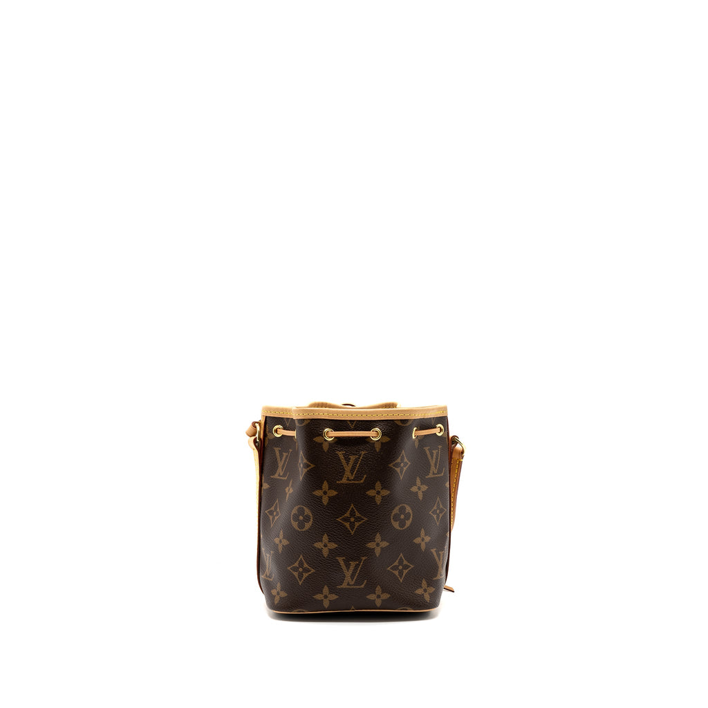 LOUIS VUITTON NANO NOE MONOGRAM CANVAS GHW