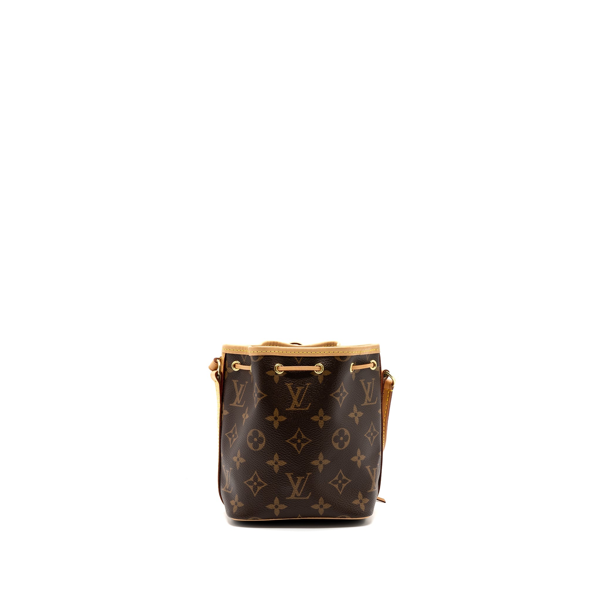 LOUIS VUITTON NANO NOE MONOGRAM CANVAS GHW