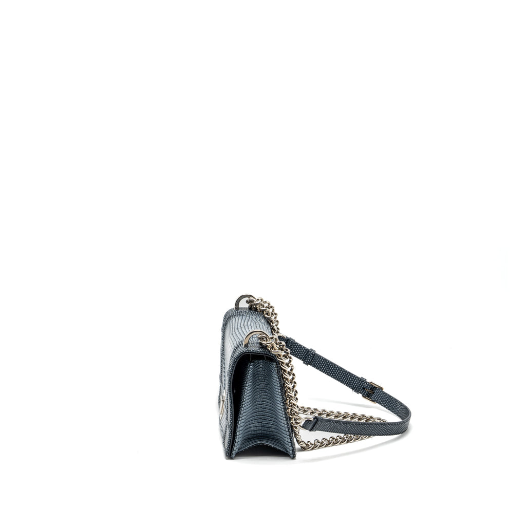 DIOR SMALL DIORAMA LIZARD SILVER/MULTICOLOUR SHW