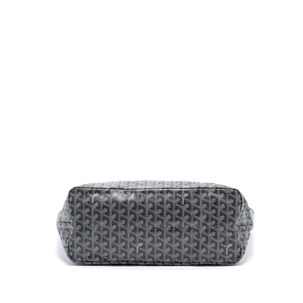GOYARD SAINT LOUIS PM TOTE BAG GOYARDINE CANVAS GREY / MULTICOLOURED SHW